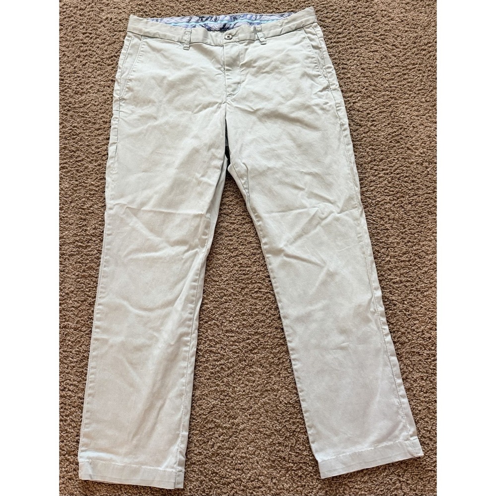 Tommy Bahama Boracay Chino Pants Mens 34x30 Light Mint Green Stretch Straight